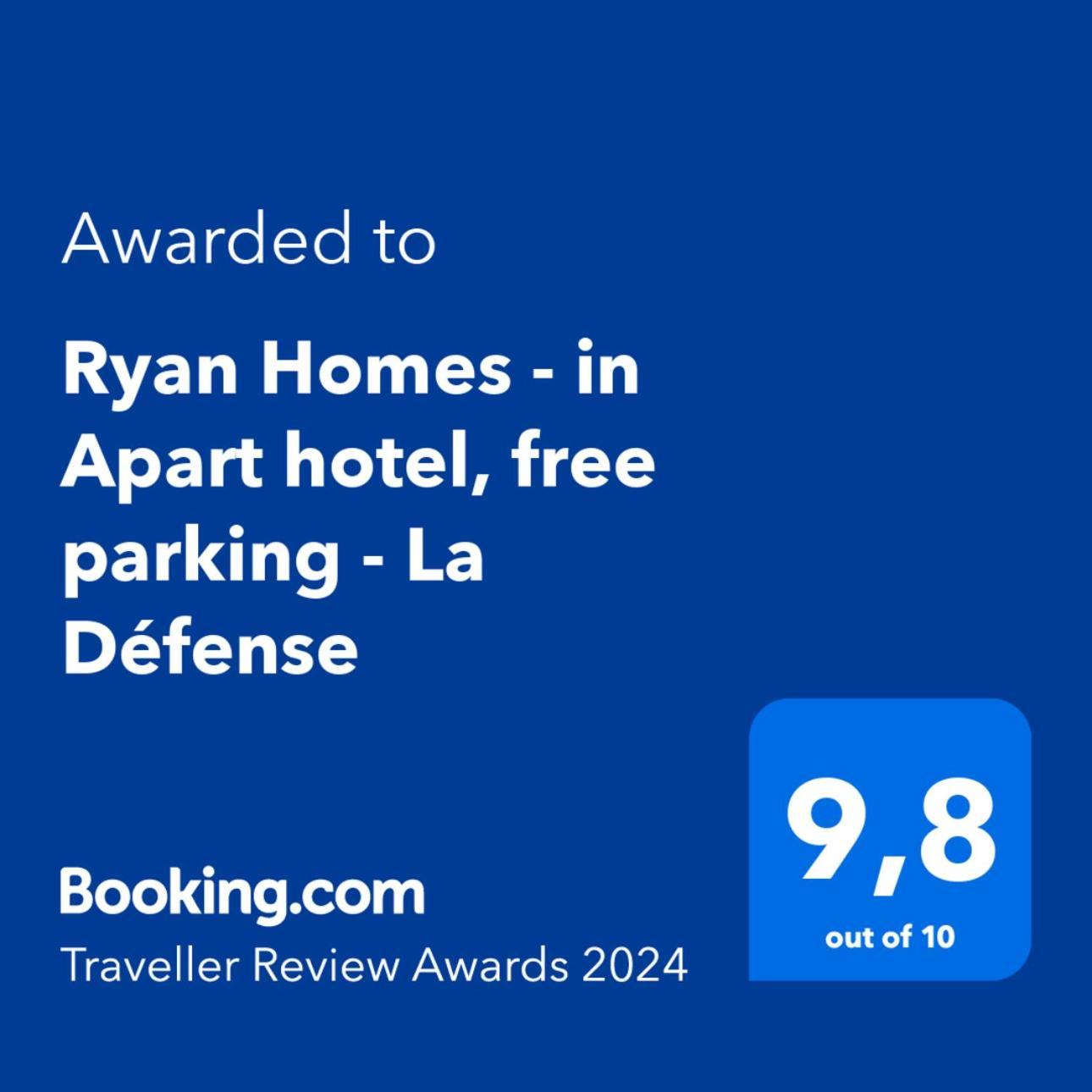 Ryan Homes - In Apart Hotel, La Defense Courbevoie Exterior foto